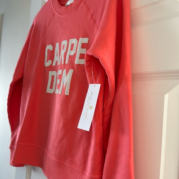 SPIRITUAL GANGSTER “Crackle” Carpe Diem Forever Crew Sweatshirt (S) BNWT - Picture 5 of 10